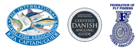 omar gade guide fishing sea trout fyn denmark fishing lodge fly fishing guide spin fishing guiding coast of funen