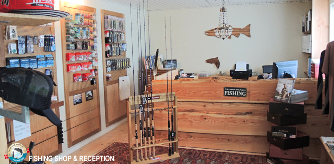 Lodge fishing shop